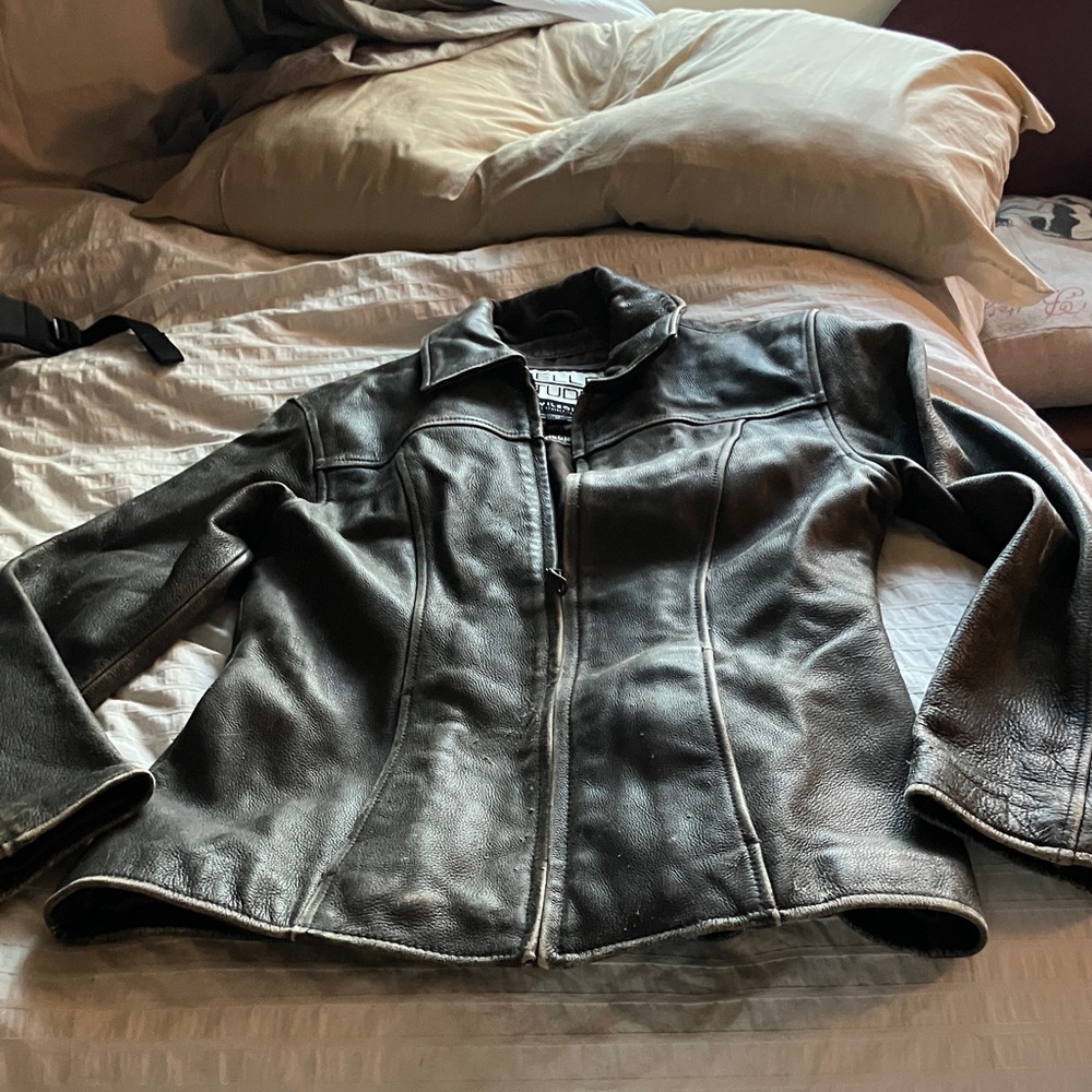 Pelle Studio Dark Leather Jacket